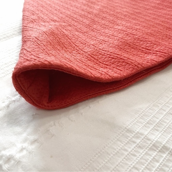 Nwt CLUB MONACO TAIKA CORAL TEXTURED CUT OUT SLEEVELESS MINI COCKTAIL DRESS - Picture 10 of 11